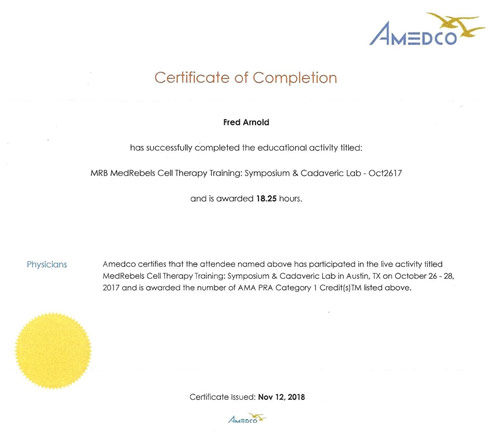 Medrebels Training Course 2018 Certificate