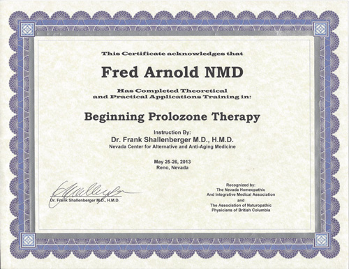 Beginning Prolozone Therapy Certification